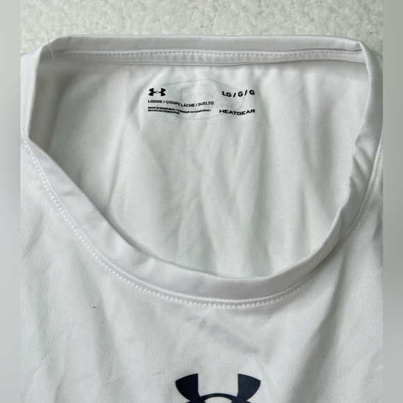 Under Armour Men’s Lightweight Short Sleeve Shirt sz L Casual Workout - Picture 2 of 6